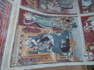 Madonna del Latte col Bambino e Santa Caterina - Cappella di San Ponzio a Castellar