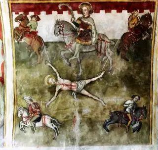 Affreschi - Cappella di San Ponzio a Castellar