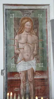 San Sebastiano - Chiesa di Sant'Ippolito a Castelletto Sopra TicinoFrazione Glisente