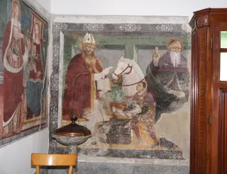 Sant'Antonio e Sant'Eligio - Chiesa di Sant'Ippolito a Castelletto Sopra TicinoFrazione Glisente