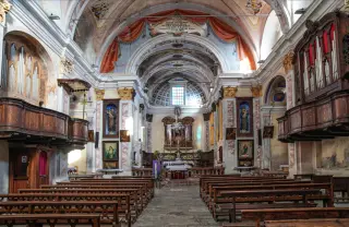 Interno - Chiesa di Santa Maria in Bovagliano a Grignasco