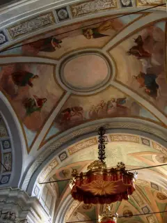 Affreschi della volta - Parrocchiale di San Mamante a Cavaglio d'Agogna