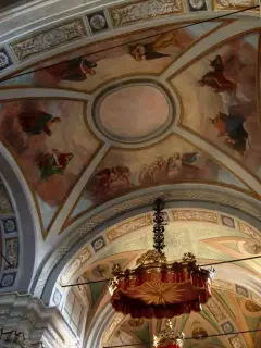 Affreschi della volta - Parrocchiale di San Mamante a Cavaglio d'Agogna