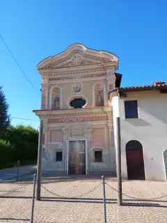 Facciata - Tempio della Madonna del Boschetti o di Loreto a CentalloFrazione Boschetti