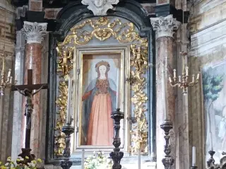 Affresco della Vergine - Santuario della Madonna delle Grazie a Cavallermaggiore