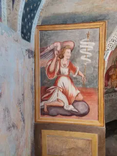 Annuciazione: Angelo - Cappella di San Vito a Cavallermaggiore