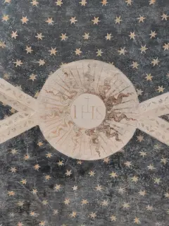 Trigramma o Cristogramma - Cappella di San Vito a Cavallermaggiore