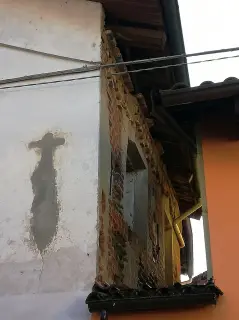 Resti del fregio - Oratorio dell' Annunziata o di Piazza a Cerrione