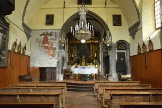 Interno - Parrocchiale di Nostra Signora della Neve a Cesana TorineseFrazione Bousson