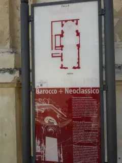 Pannello illustrativo - Chiesa di Santa Lucia o Santa Croce a Chieri