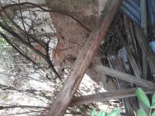 Interno in rovina - Chiesa della Madonna del Buontempo o delle Grazie a Ceresole d'AlbaFrazione Novareisa