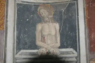 Cristo nel sepolcro - Chiesa di San Pietro a Cavallermaggiore
