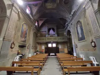Cantoria e organo - Chiesa di Sant'Eusebio a Pisano