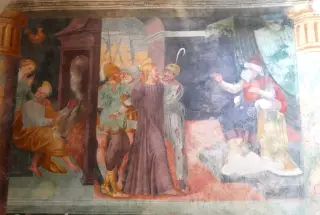 Cristo davanti a Ercole - Cappella di San Dalmazzo a CiglièFrazione Peironi