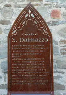 Pannello illustrativo - Cappella di San Dalmazzo a CiglièFrazione Peironi