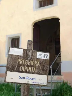 Pannello illustrativo - Cappella di San Rocco a Cigliè