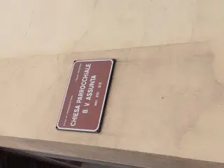 Cartello illustrativo - Parrocchiale della Beata Vergine Assunta a Crescentino