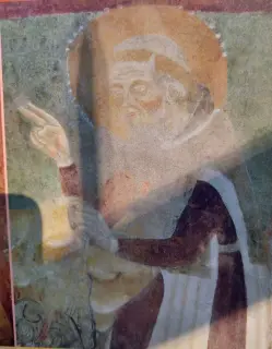 San Bernardo d'Aosta dal Pannello illustrativo - Cappella di San Bernardo d'Aosta a CondoveFrazione Lajetto