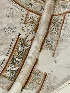 Cornici della volta, dettaglio - Ex Convento dei Padri Minori o di San Francesco a Cortemilia