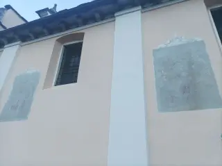 Tracce di affreschi esterni - Chiesa di San Brizio a DomodossolaFrazione Vagna