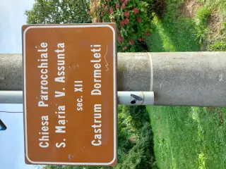 Pannello illustrativo - Parrocchiale di Santa Maria Assunta a Dormelletto
