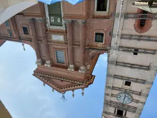 Facciata e campanile - Collegiata o Duomo o Cattedrale di Santa Maria e San Giovenale a Fossano