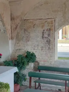 Tracce di affreschi interni - Cappella di Santa Chiara a Fossano