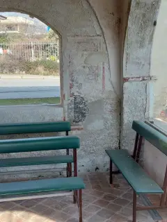 Tracce di affreschi interni - Cappella di Santa Chiara a Fossano