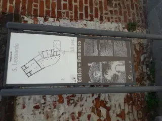 Pannello illustrativo - Precettoria o Chiesa di San Leonardo Nuovo o dei Templari a Chieri