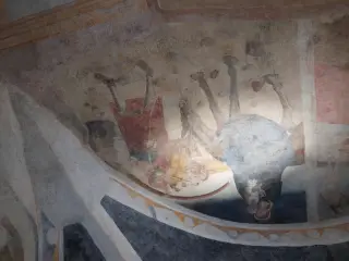 Fuga in Egitto - Cappella della Madonna del Boschetto a Frossasco