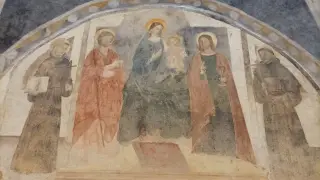 Madonna col Bambino e Santi - Cappella della Madonna del Boschetto a Frossasco