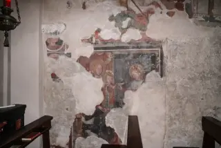 Affresco - Oratorio dell' Assunta o Madonna del Latte a Pray