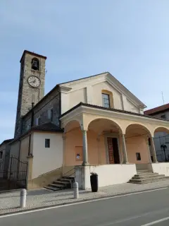 Facciata e campanile - Parrocchiale di San Pietro a Gargallo