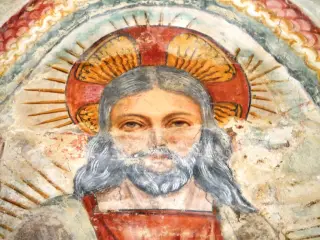 Pantocratore dettaglio - Chiesa di San Felice a Cinaglio