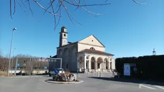 Facciata - Chiesa della Madonna del Boggio a Gozzano