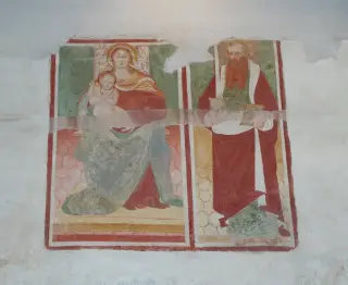 Madonna col Bambino e San Paolo - Chiesa di Santa Maria di Luzzara a Gozzano