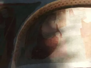 Annunciazione - dettaglio - Chiesa di Santa Maria di Luzzara a Gozzano