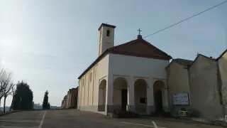 Facciata - Chiesa Cimiteriale di Santa Maria in Monte Pirano a Grana
