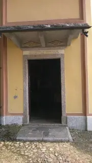 Ingresso - Santuario della Madonna della Neve o del Fontegno a Quarna Sopra