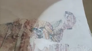 Tracce di affreschi - Cappella del Cimitero o San Pietro a Issiglio