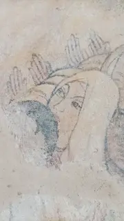 Madonna della Misericordia Dettaglio - Cappella del Cimitero o San Pietro a Issiglio