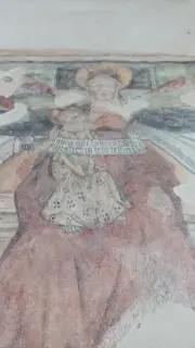 Madonna della Misericordia Dettaglio - Cappella del Cimitero o San Pietro a Issiglio