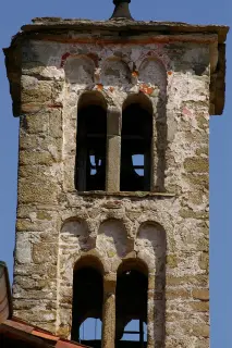 Particolare del campanile - Oratorio di San Michele a MongrandoFrazione San Michele