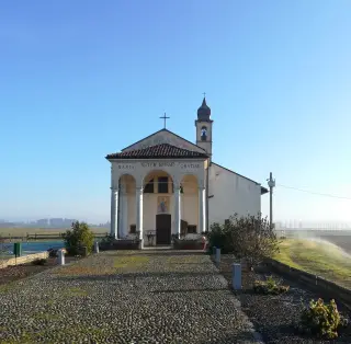Vista - Santuario della Madonna dei Campi a Landiona