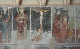 Crocifissione - Santuario della Madonna dei Campi a Landiona