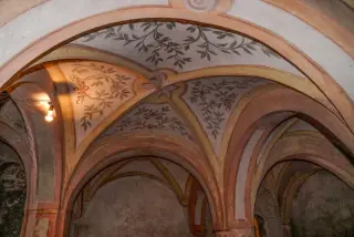 Cripta volte - Parrocchiale Cripta di Sant'Olimpio o San Pietro o San Biagio a Lenta