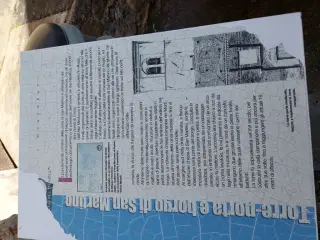 Pannello illustrativo - Torre Campanaria di San Martino a San Martino Canavese