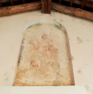 Tracce affresco - Oratorio di San Rocco a Lenta