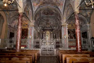 Interno - Chiesa di Santa Marta o del Santissimo Sacramento a Borgosesia